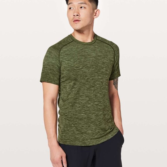 lululemon athletica Other - Lululemon Metal Vent Tech Short Sleeve Green Twill / Dark Olive Size Large